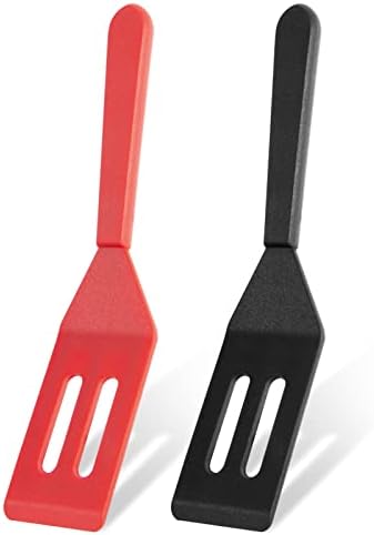 2 Pack Silicone Mini Brownie Serving Spatula, Nonstick Silicone Small Spatula