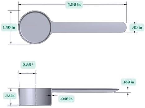 1 Tablespoon Long Handle Plastic Measuring Spoon