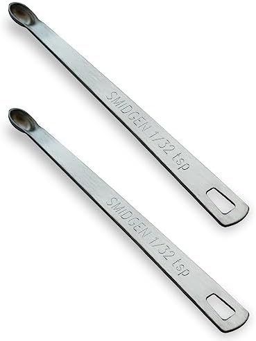 2PCS 1/32tsp Mini Measuring Spoon, Small Teaspoon