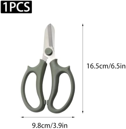 Flower Shears Green Floral Scissors Strong Flower Stem Cutter Pruning Shears