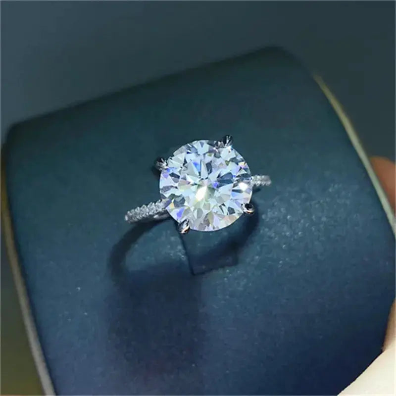 5 Carat Moissanite 925 Sterling Silver Ring
