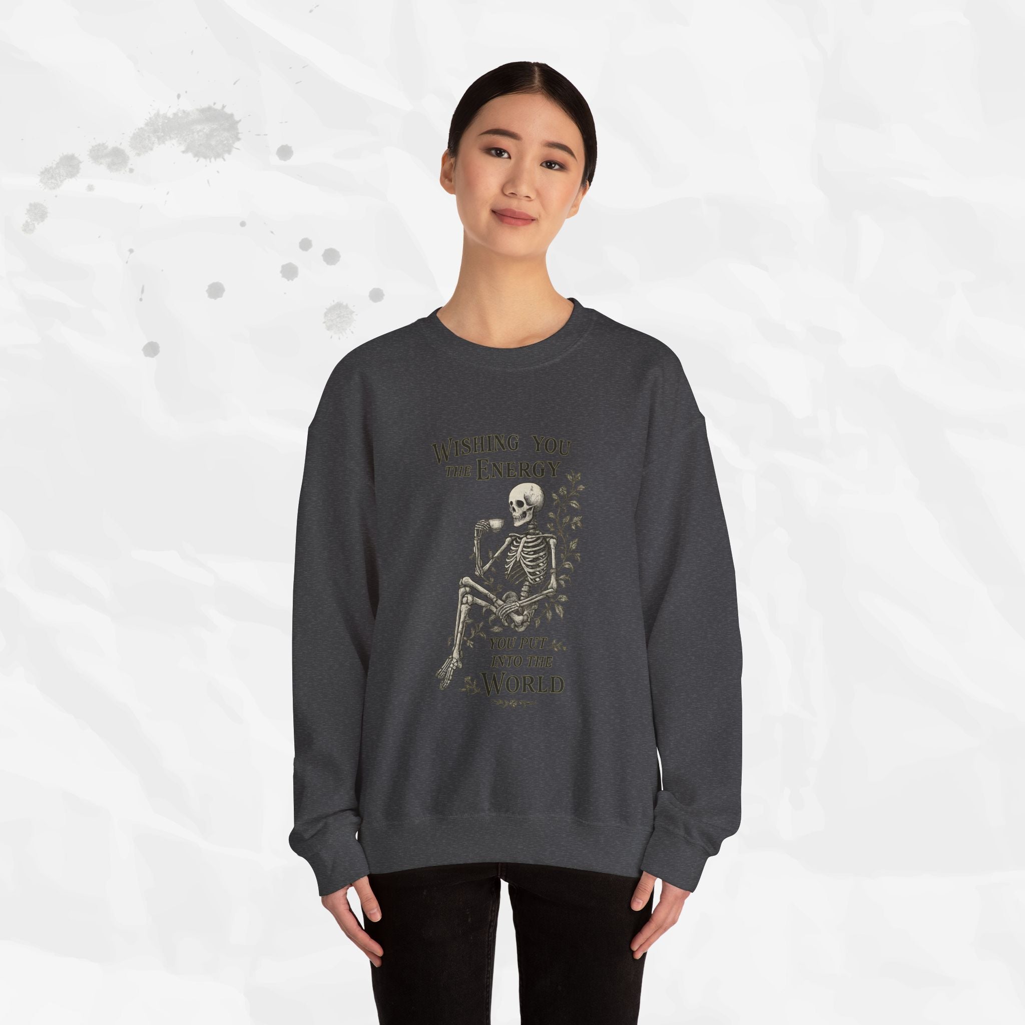 Wishing You the Energy Graphic Crewneck Sweatshirt - Image 18