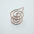 Fashionable Personalized Spiral Palm Ring Earrings