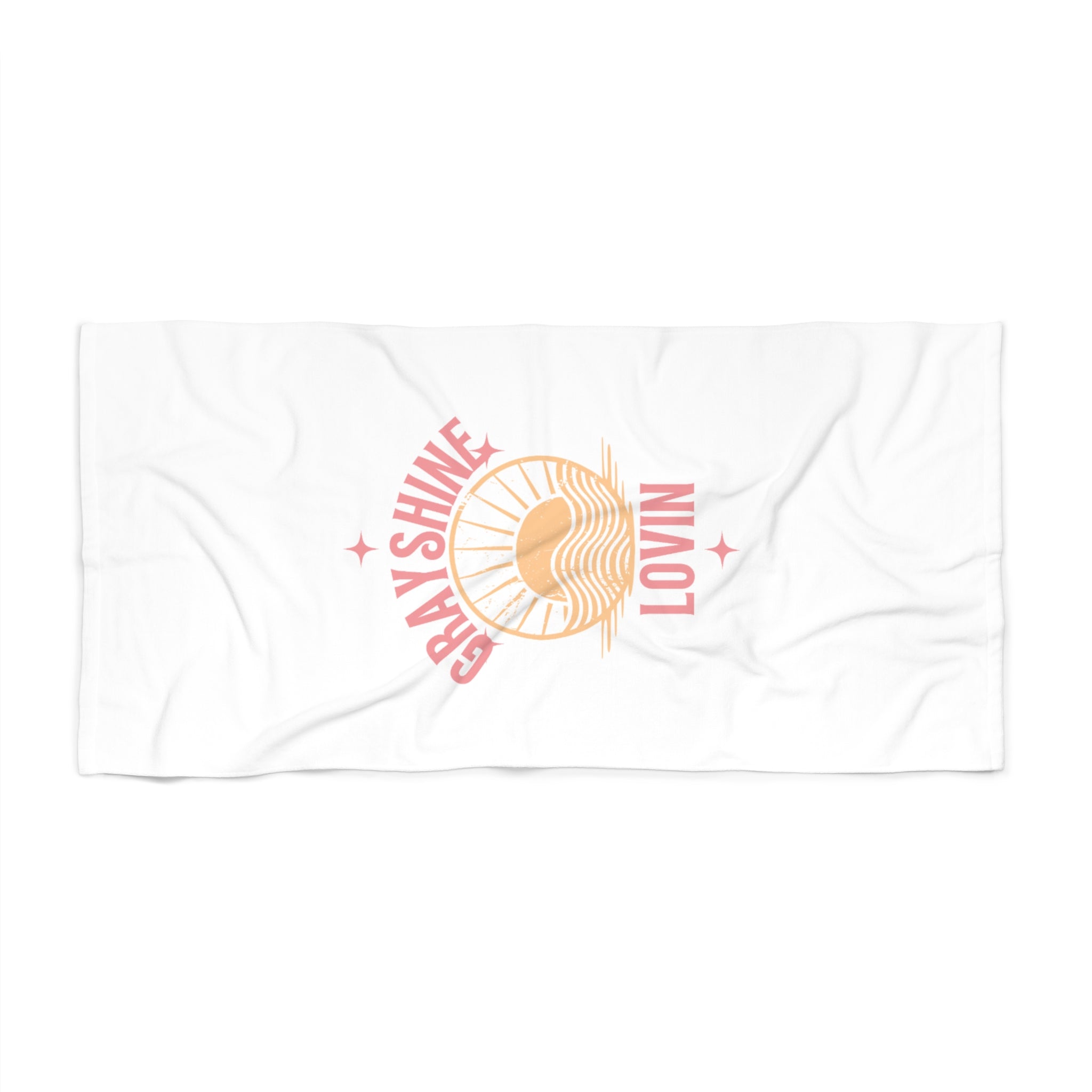 Luxurious Heavyweight Beach Towel with Vivid Custom Print Design
