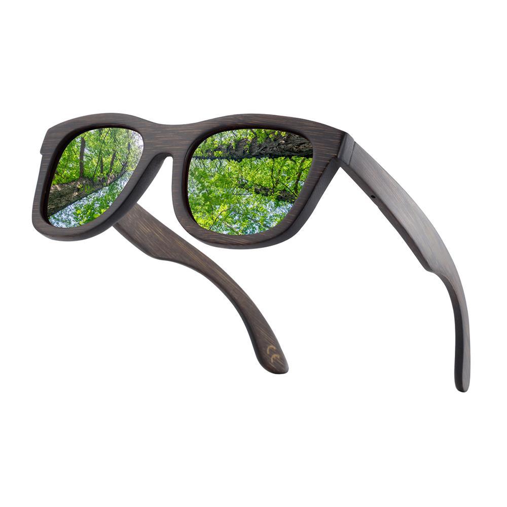 Unisex Handmade Bamboo Wooden Polarized Sunglasses UV400