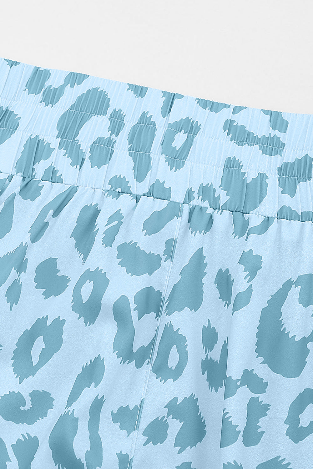 Leopard High Waist Athletic Shorts