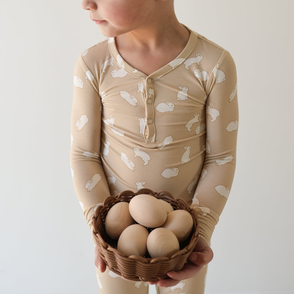 Bamboo Two Piece Pajamas | Bunnies