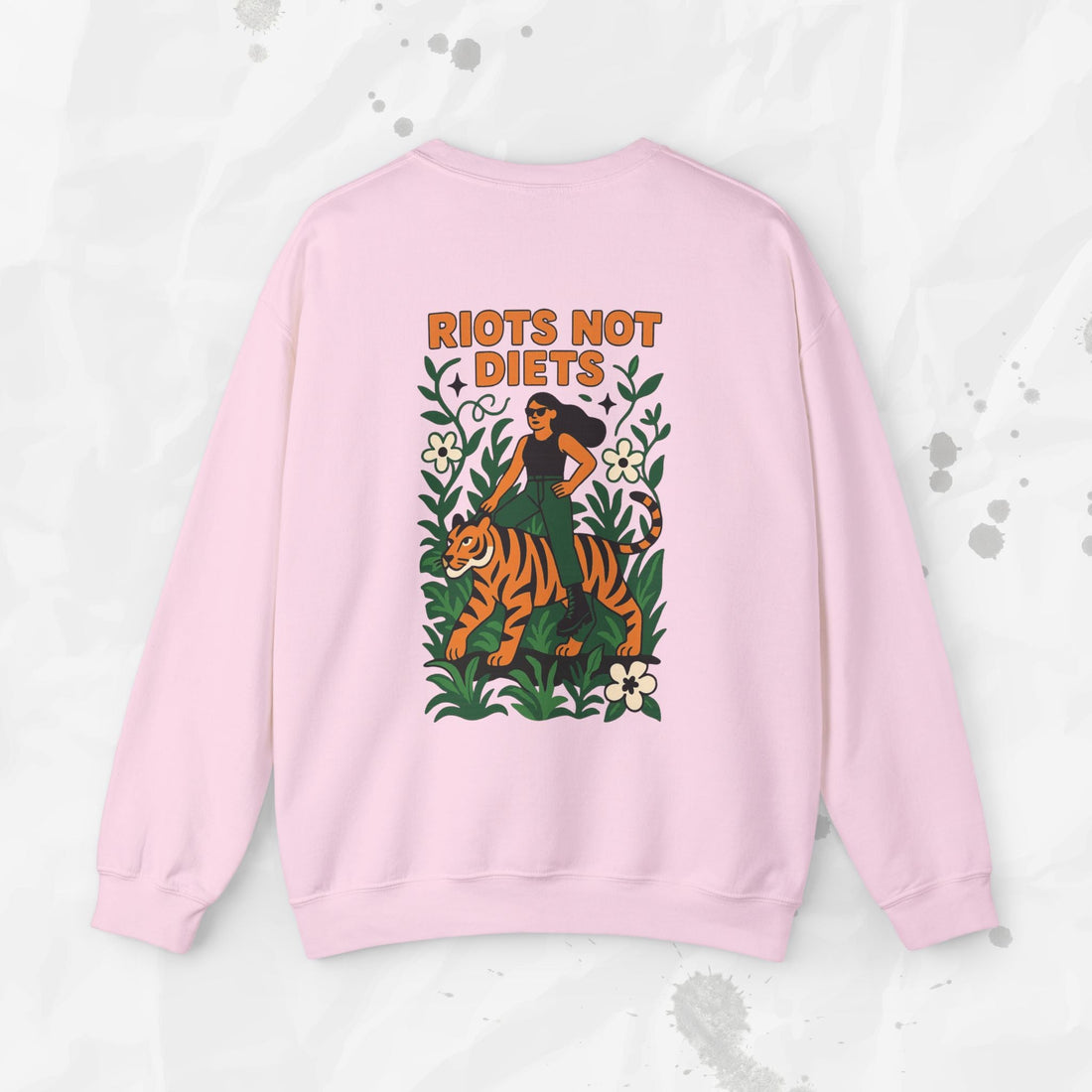 Riots Not Diets - Crewneck Sweatshirt