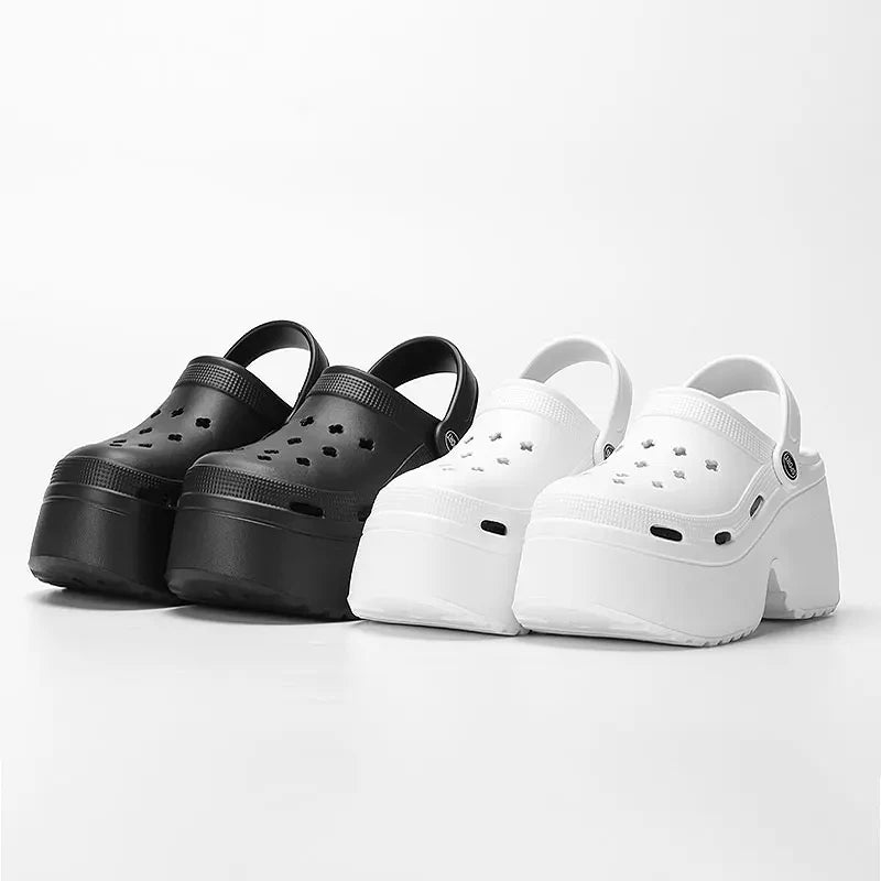 Women's Chunky Platform EVA Sandals - Slip-On Clogs