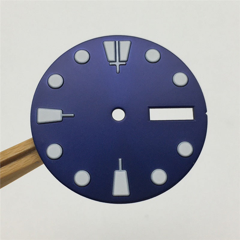 Modified Watch Dial With Luminous Numerals