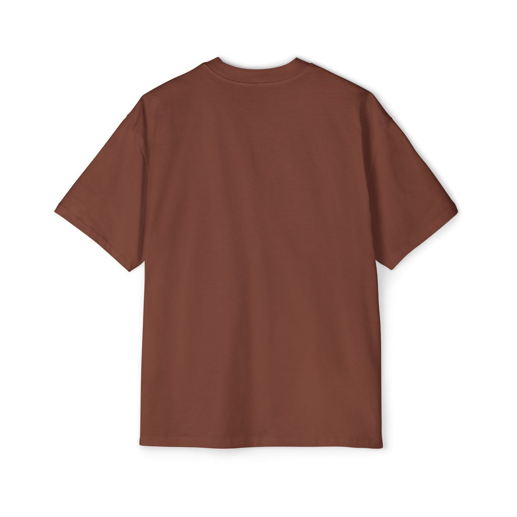 Men's Heavy Oversized Cotton T-Shirt Streetwear Casual Tee