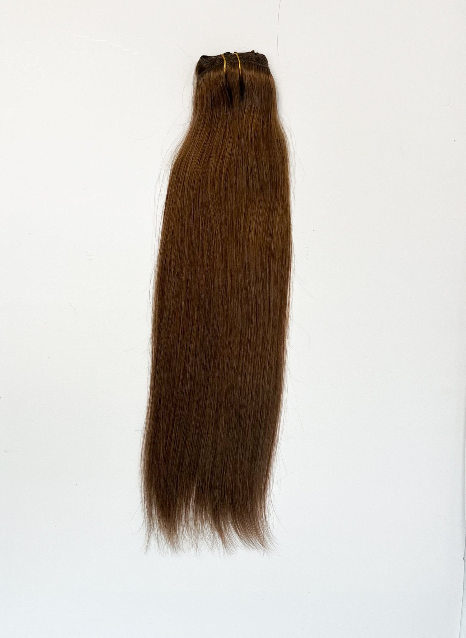 Silky Straight Clip-In Human Hair Extensions 18 inch 140g Set