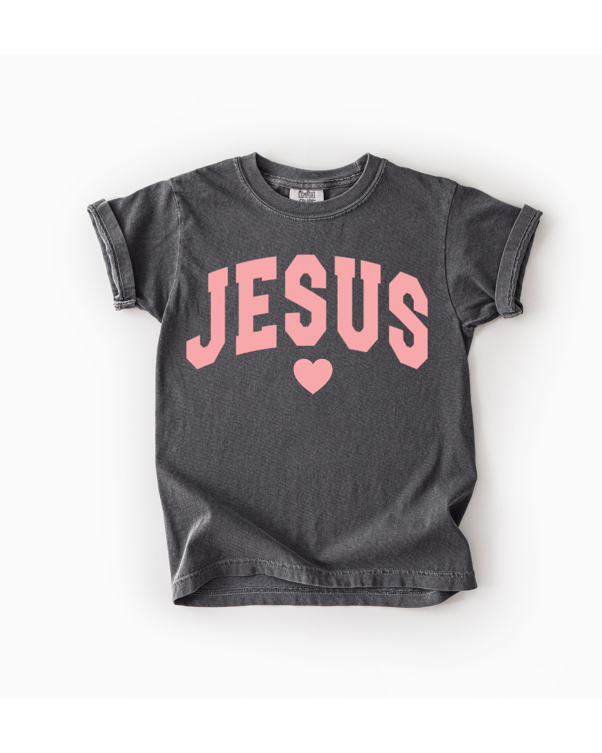 JESUS Varsity Tee - Personalized Valentine's Day Graphic Shirt