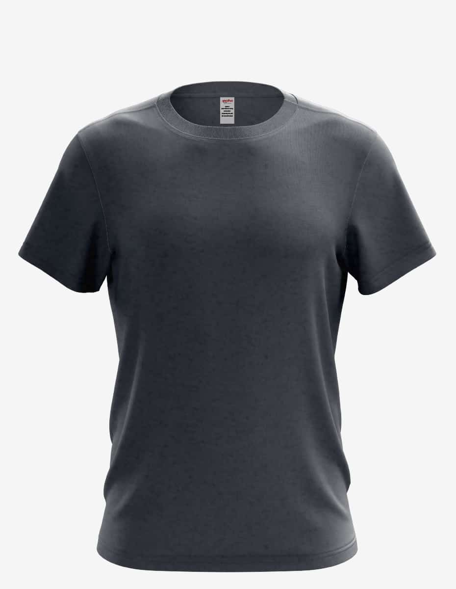 Karma Organic Recycled Men's Crewneck T-Shirt in Black - Image 6