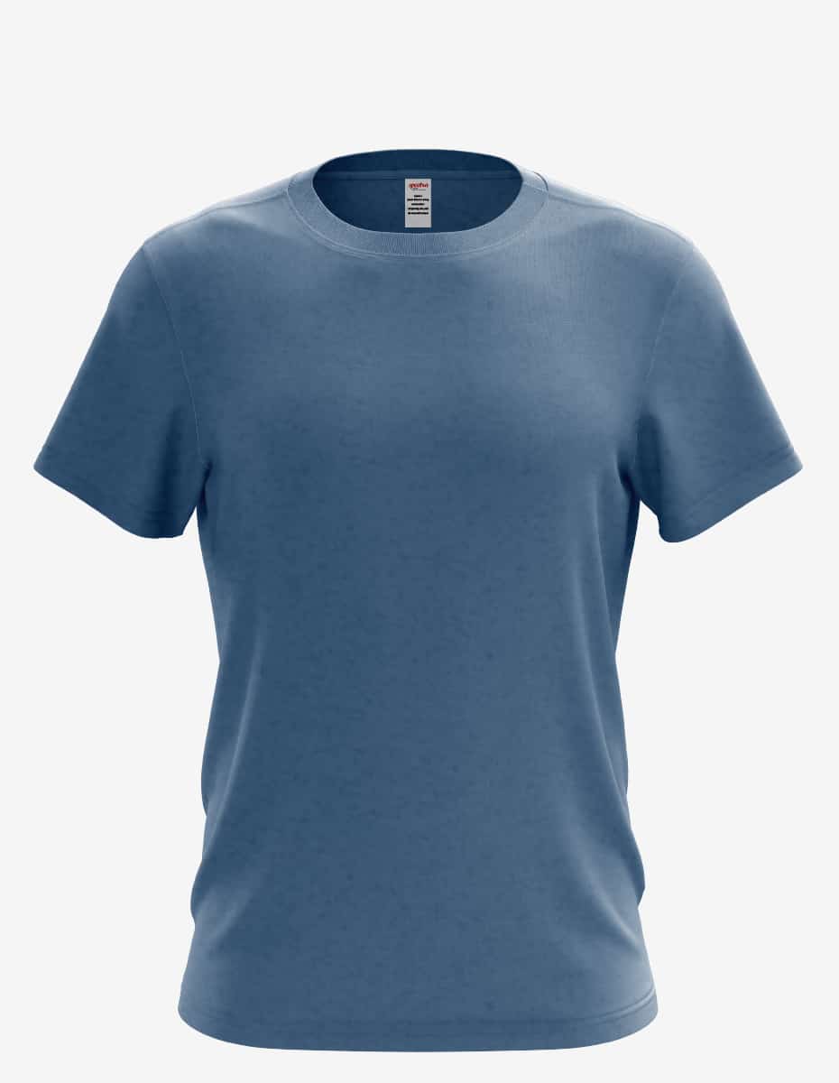 Karma Organic Recycled Men's Crewneck T-Shirt in Black - Image 7