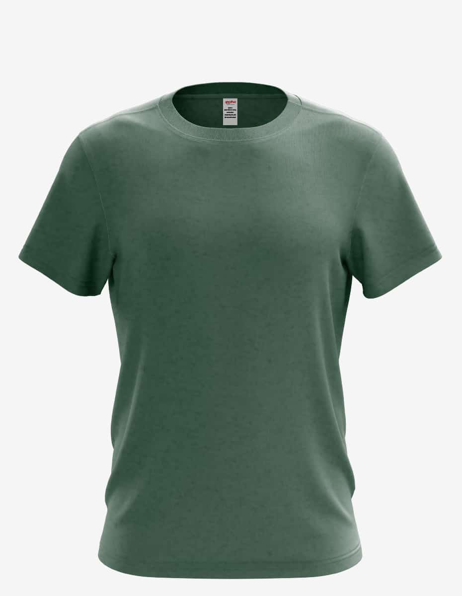 Karma Organic Recycled Men's Crewneck T-Shirt in Black - Image 8
