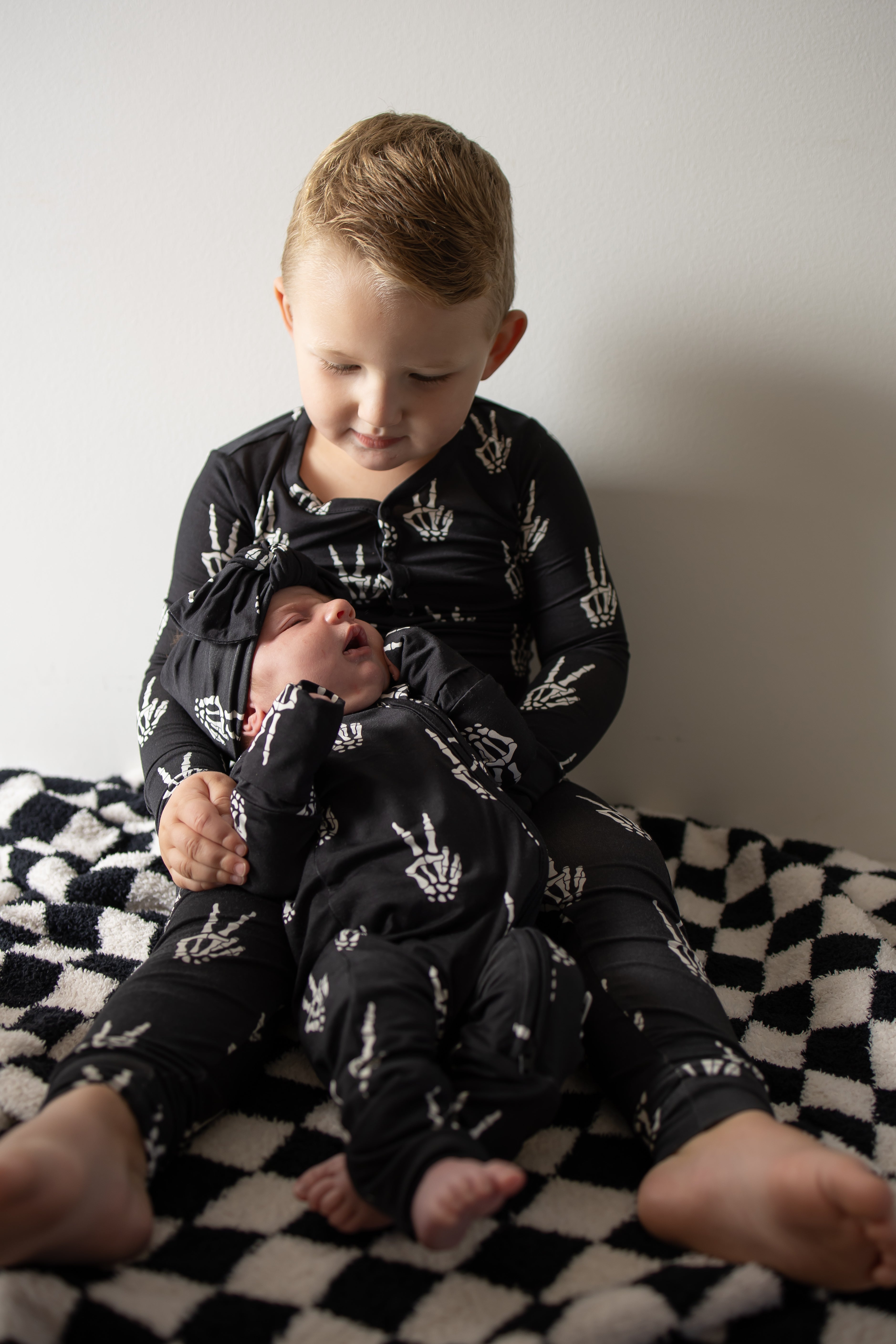 Bamboo Two Piece Pajamas | Midnight Skelly