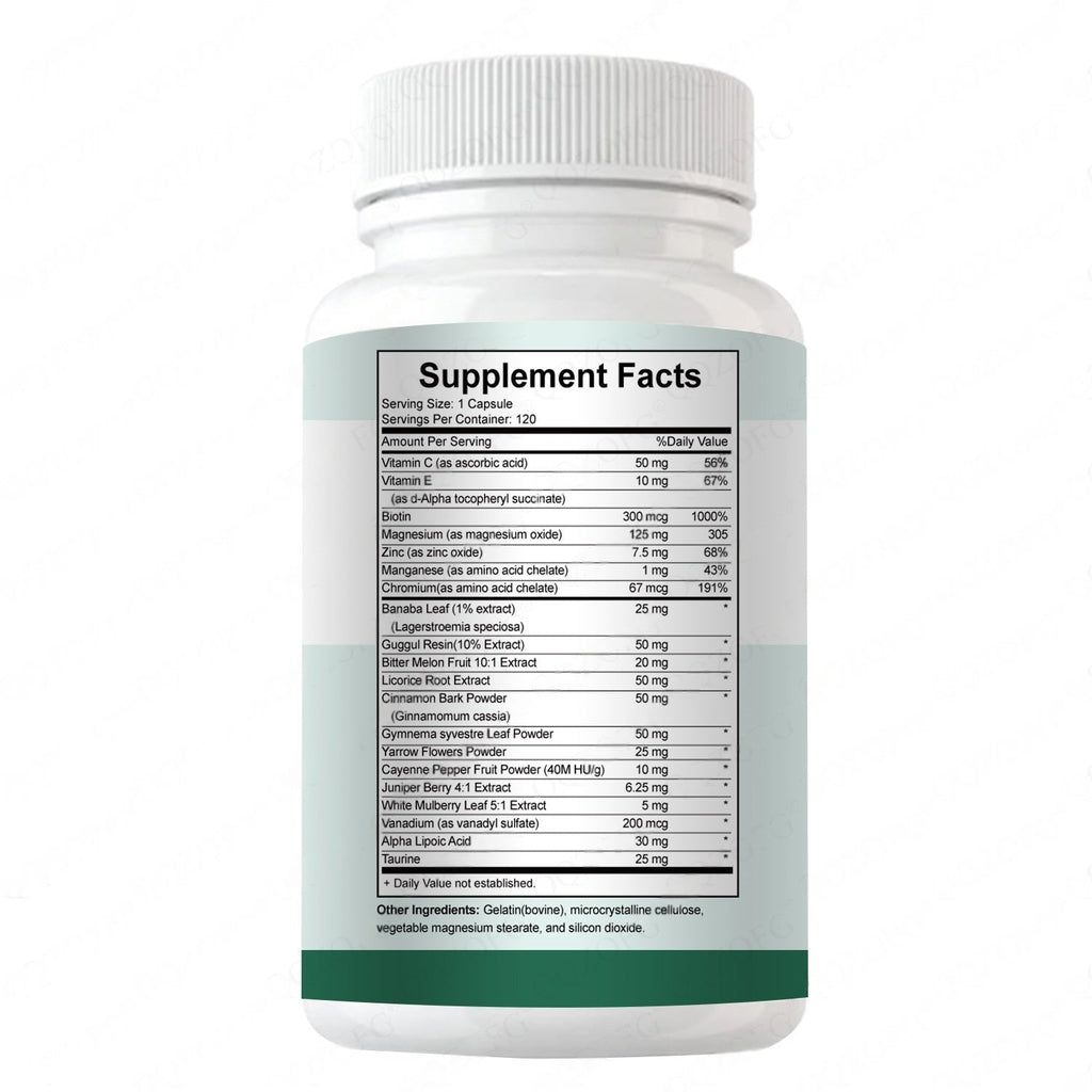 Blood Sugar Compound Capsule Health Supplement