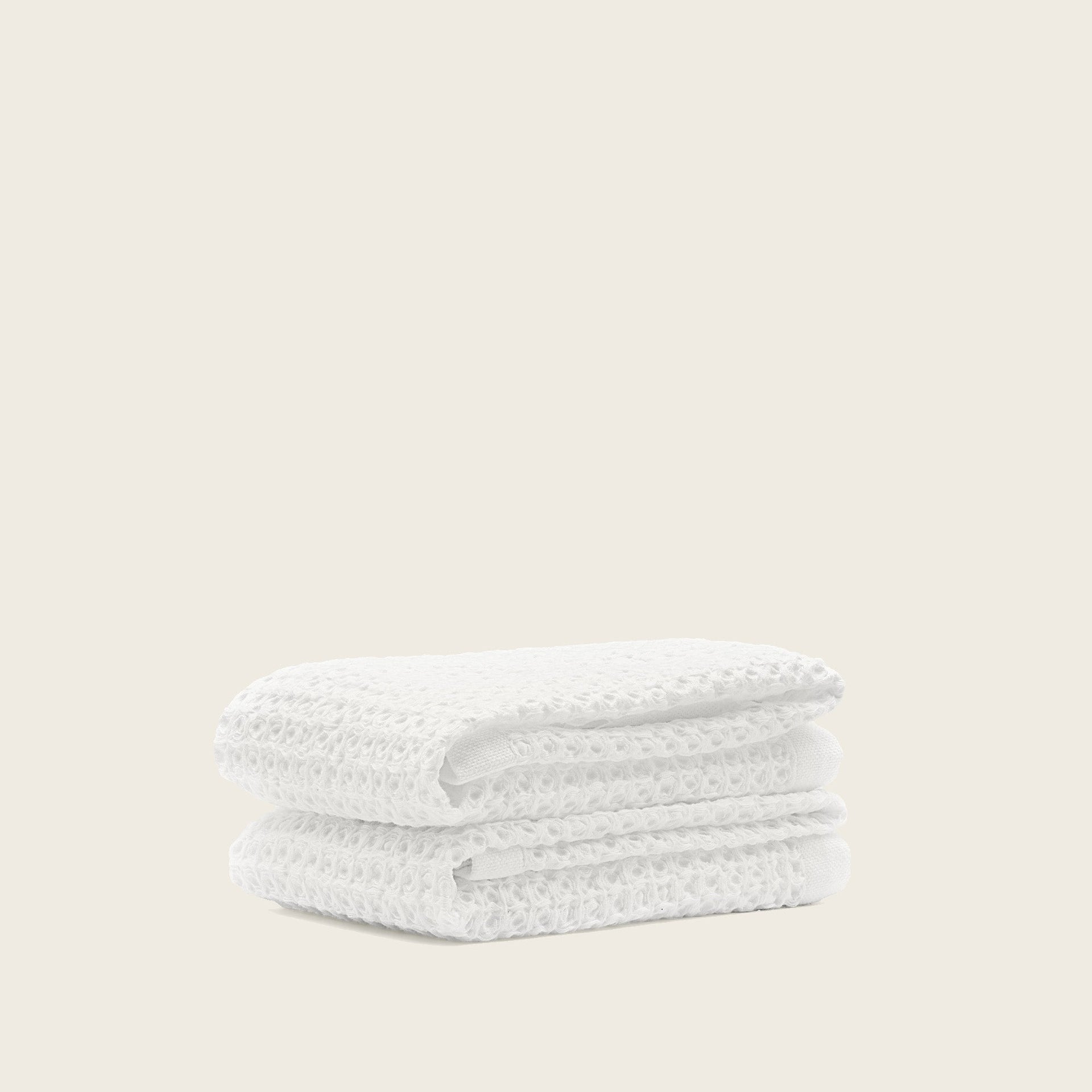 Sedona White Cotton Waffle Weave Bath Towel - Image 14