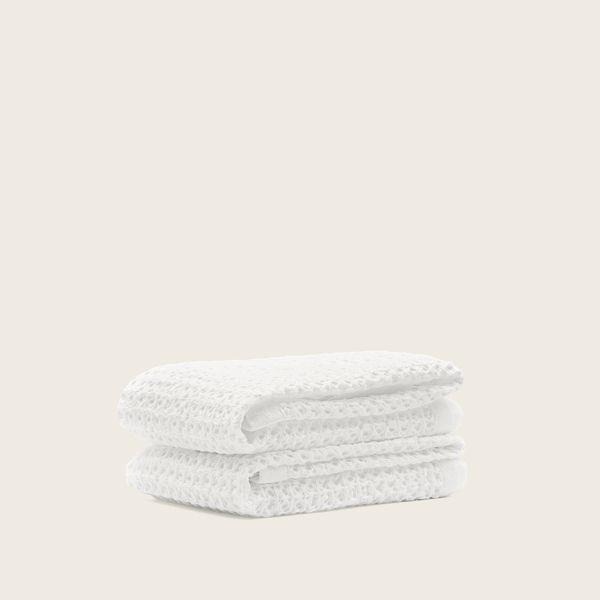 Sedona White Cotton Waffle Weave Bath Towel - Image 14