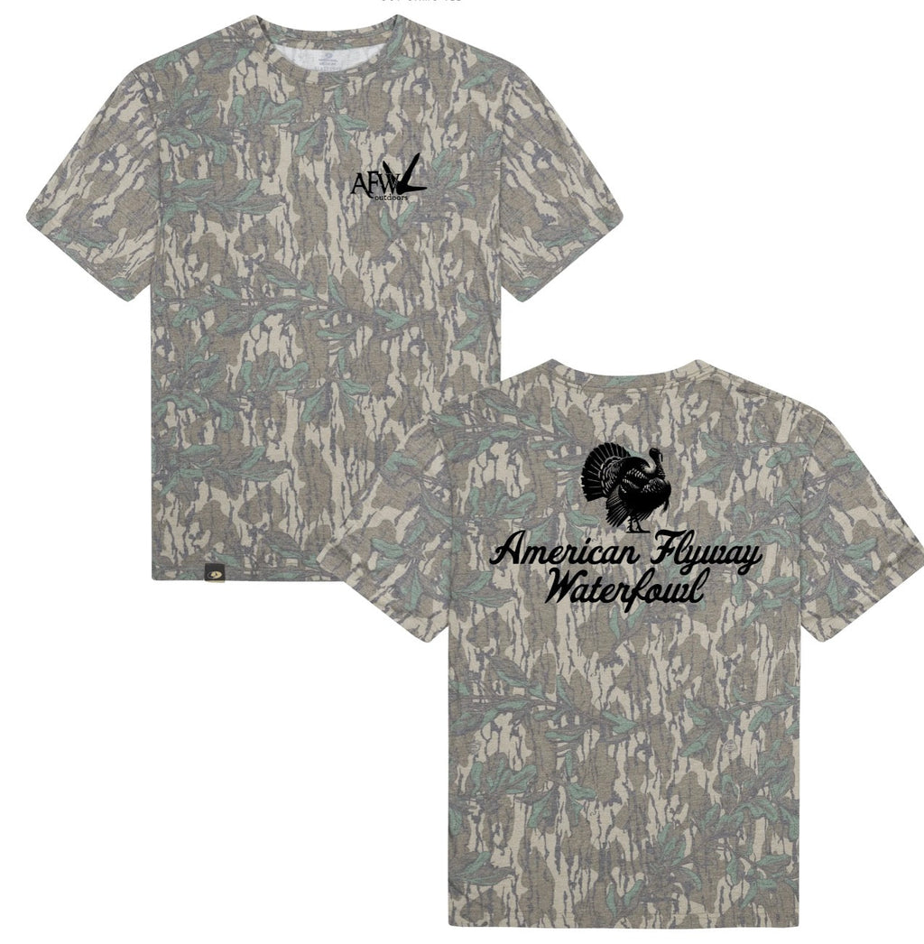 AFW Outdoors Turkey Greenleaf Mossy Oak Tee