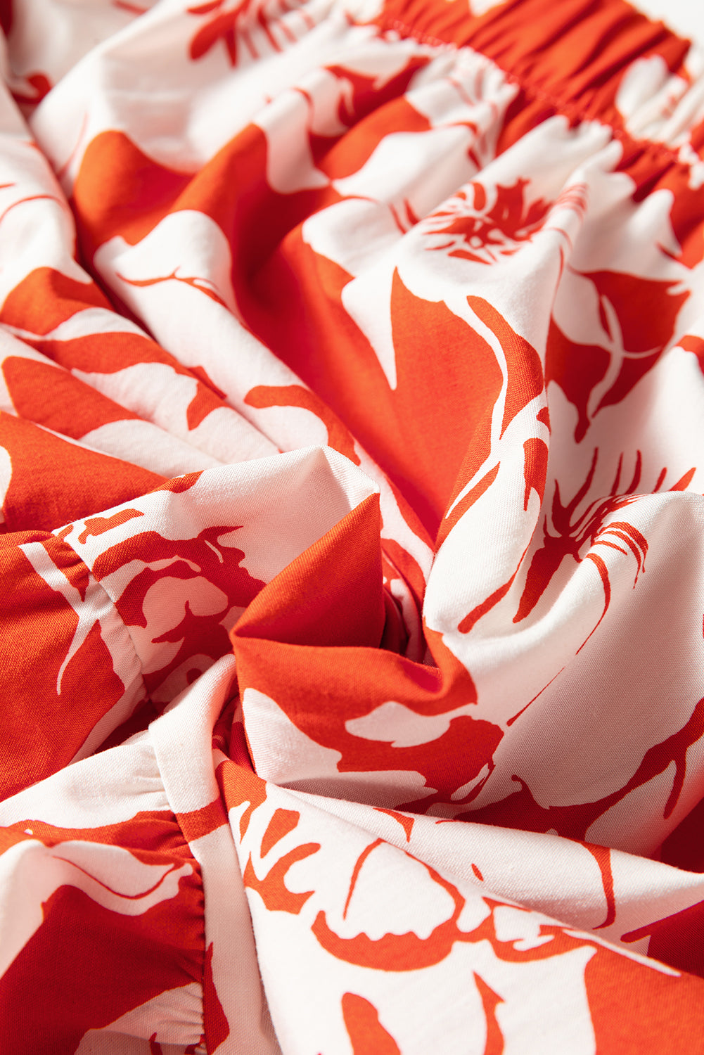 Floral Western Maxi Skirt with High Split