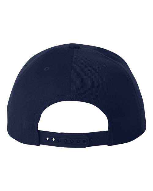 Navy NJ Scripture Snapback Hat - Garden State Streetwear