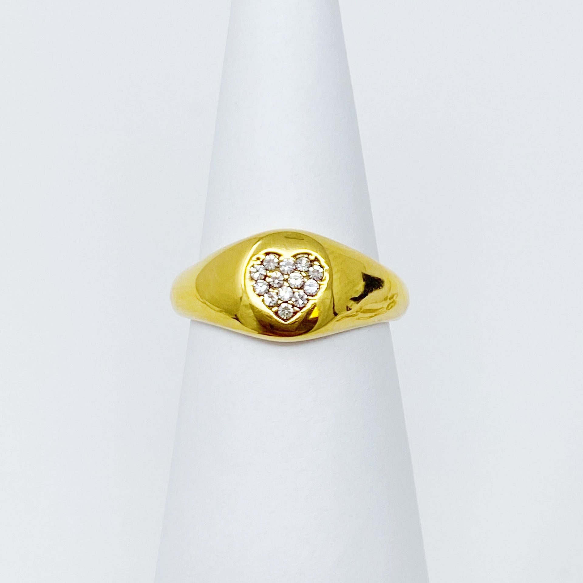 Shine Me Initial Ring