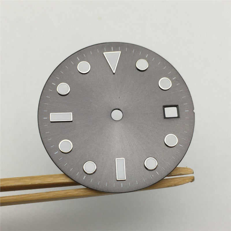 Modified Watch Dial With Luminous Numerals