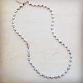 **Long Mother-of-Pearl Cross Necklace 259p