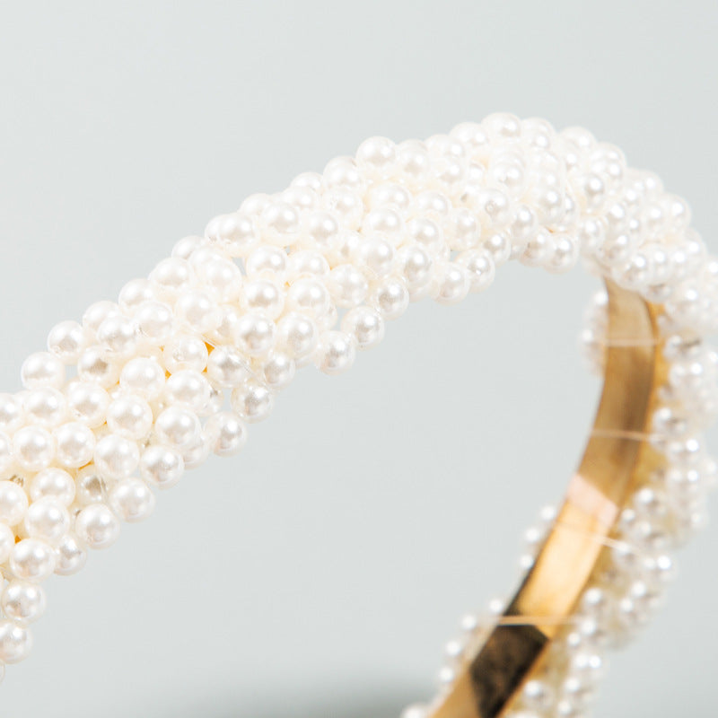Japanese Style Pearl Headband Fairy Core Hair Hoop Elegant Accessory - Image 3