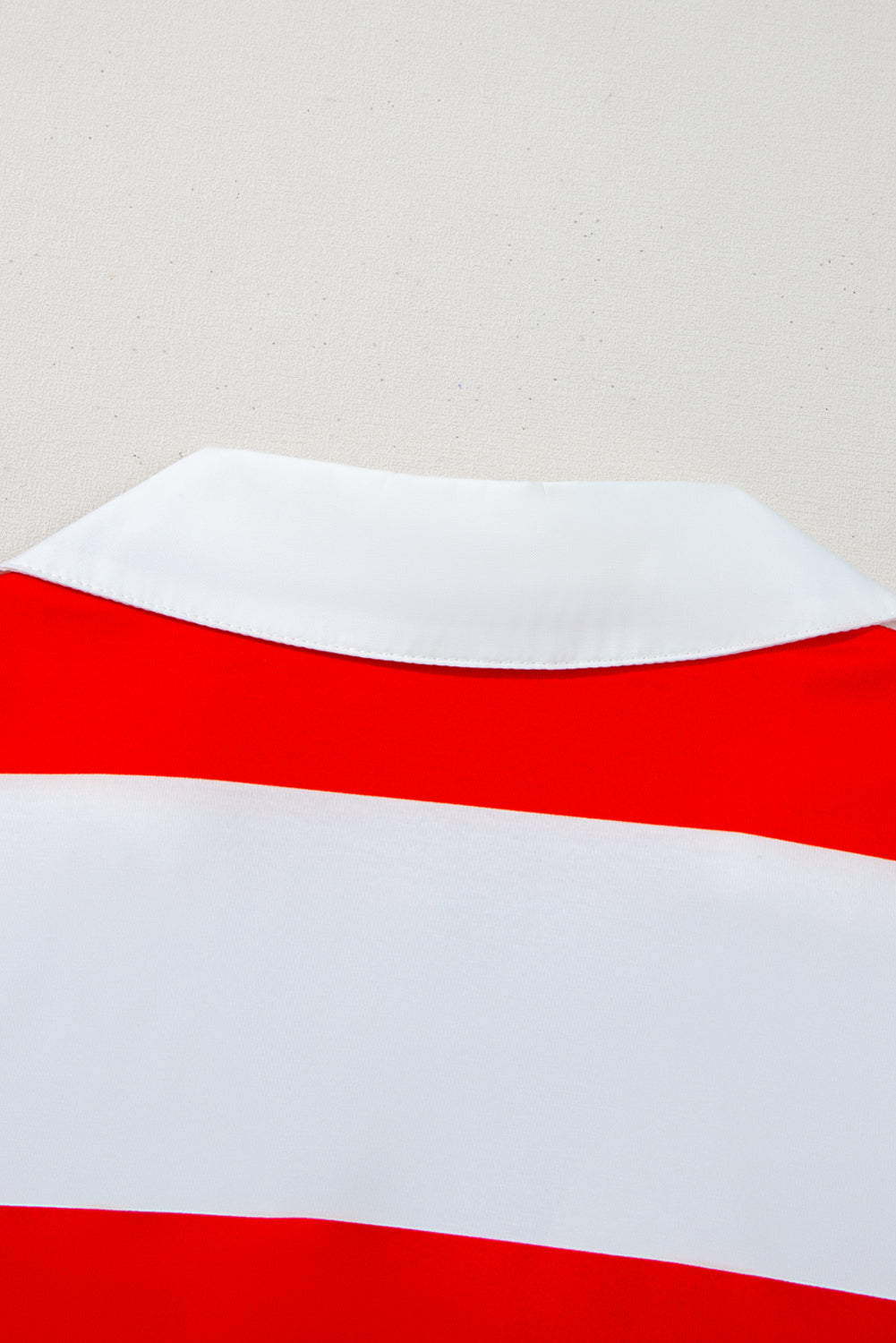 Faith Dolman Short Sleeve Top in Red and White Stripe