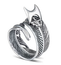 Titanium Punk Self-Defense Ring (Single Piece)