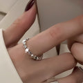 S925 Silver Women Rings, High-End Minimalist Non-Fading Vintage Bands