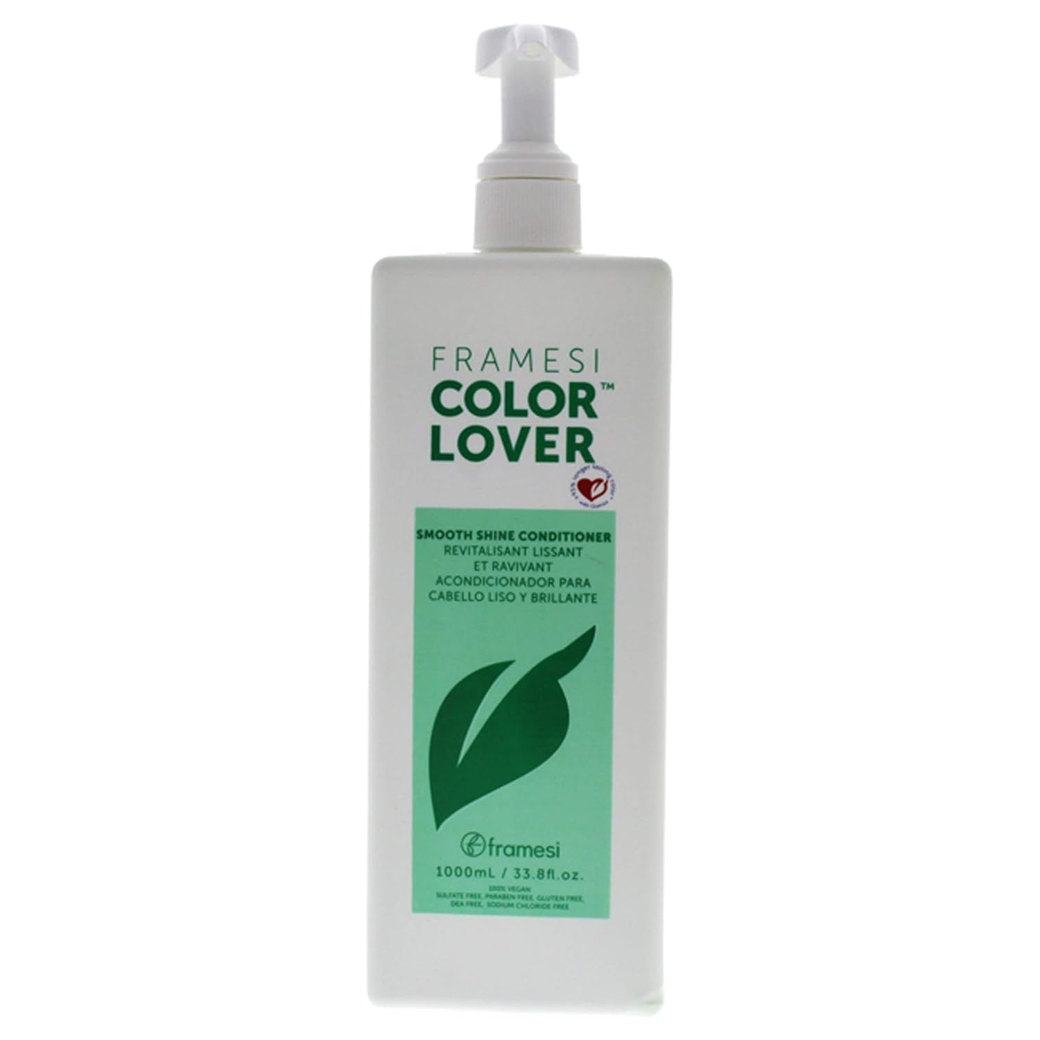 Bottle of Framesi Color Lover Smooth Shine Conditioner for color-treated hair