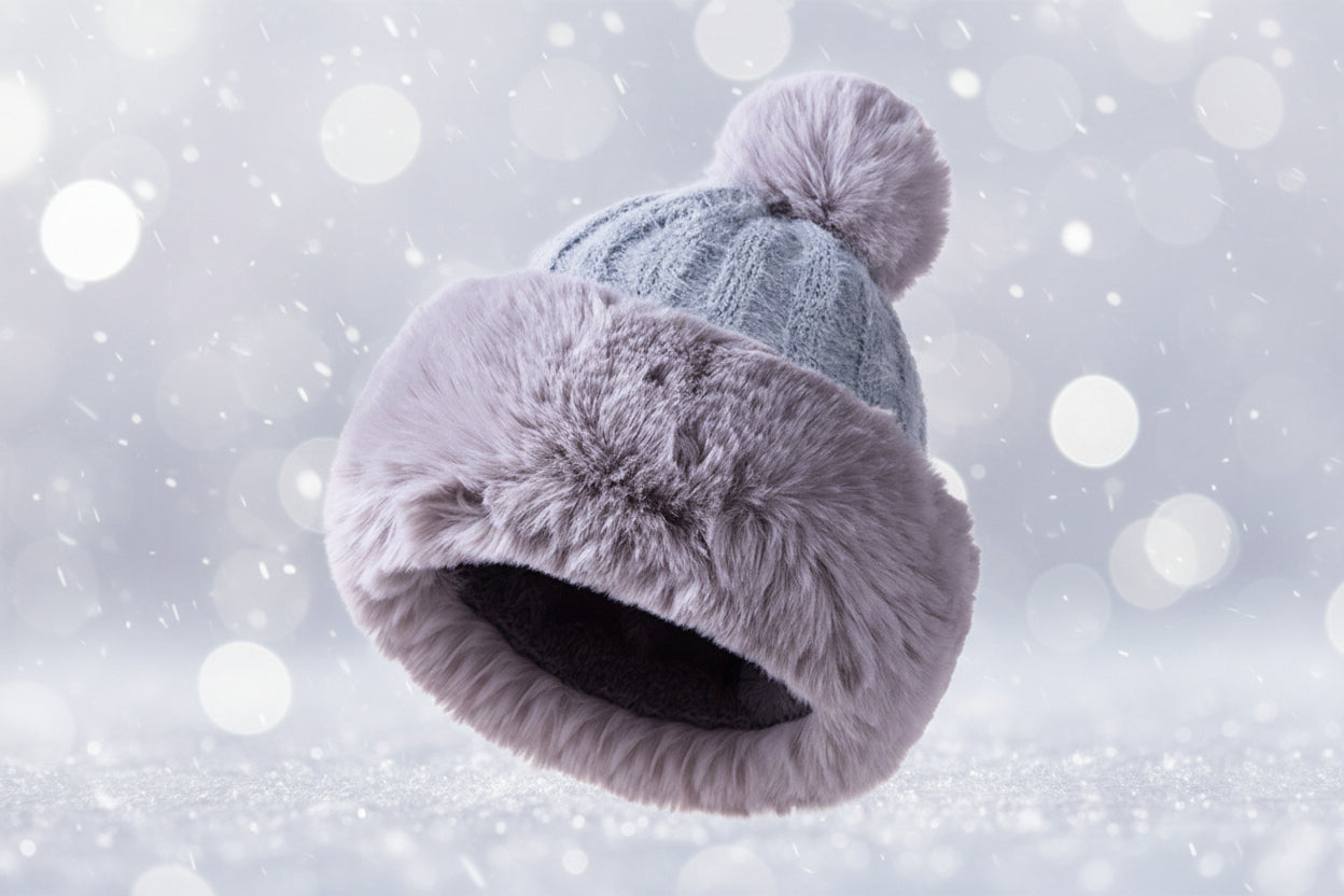 Women’s Winter Princess Mongolian Hat – Warm Plush Fur Fashion Hat