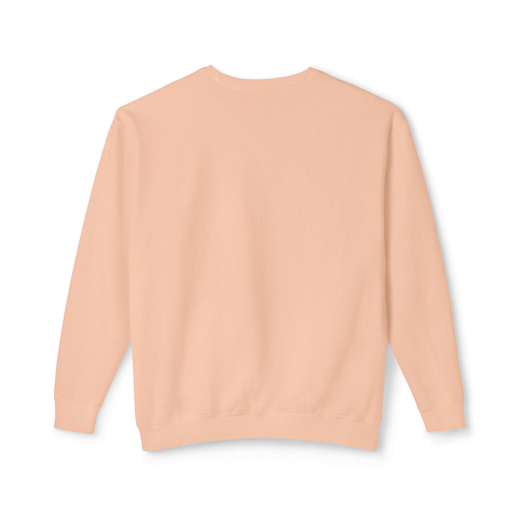 Unisex Lightweight Crewneck Sweatshirt in Charcoal and Cream