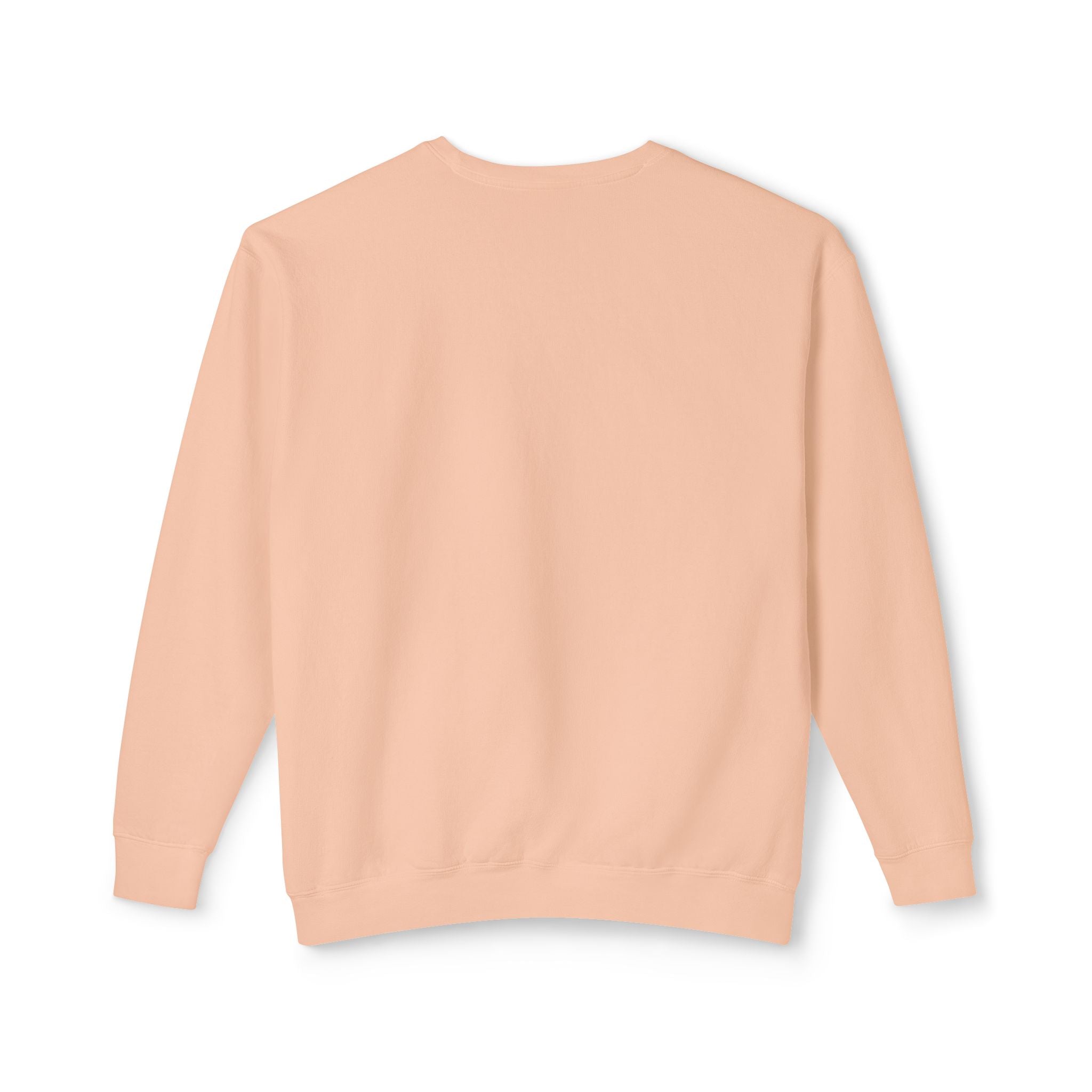 Unisex Lightweight Crewneck Sweatshirt in Charcoal and Cream