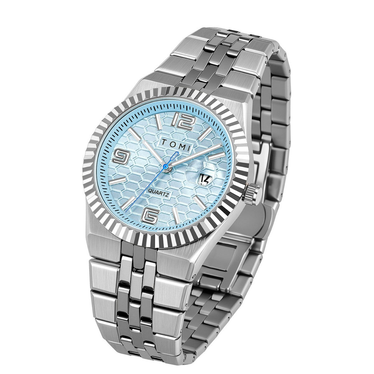Minimalist Men's Quartz Wristwatch with Classic Silver Finish