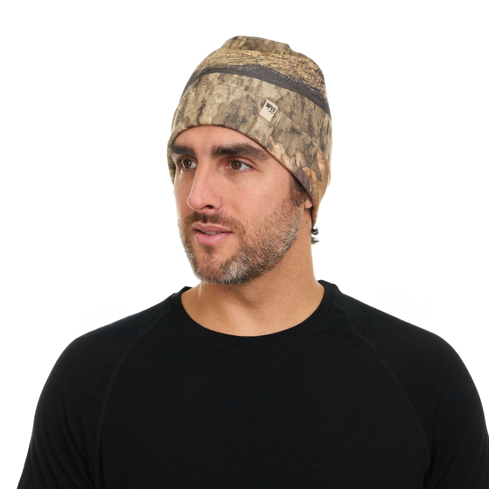 Lightweight Merino Wool Cuff Beanie - Solid Knit Hat