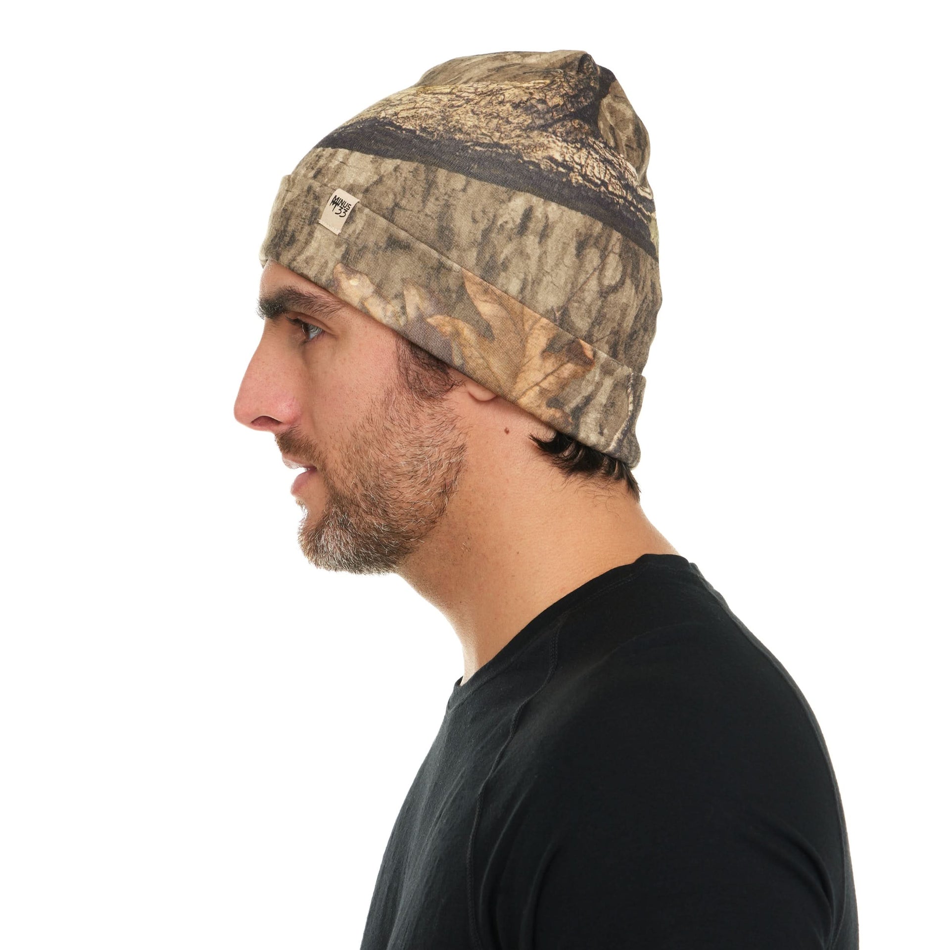 Lightweight Merino Wool Cuff Beanie - Solid Knit Hat