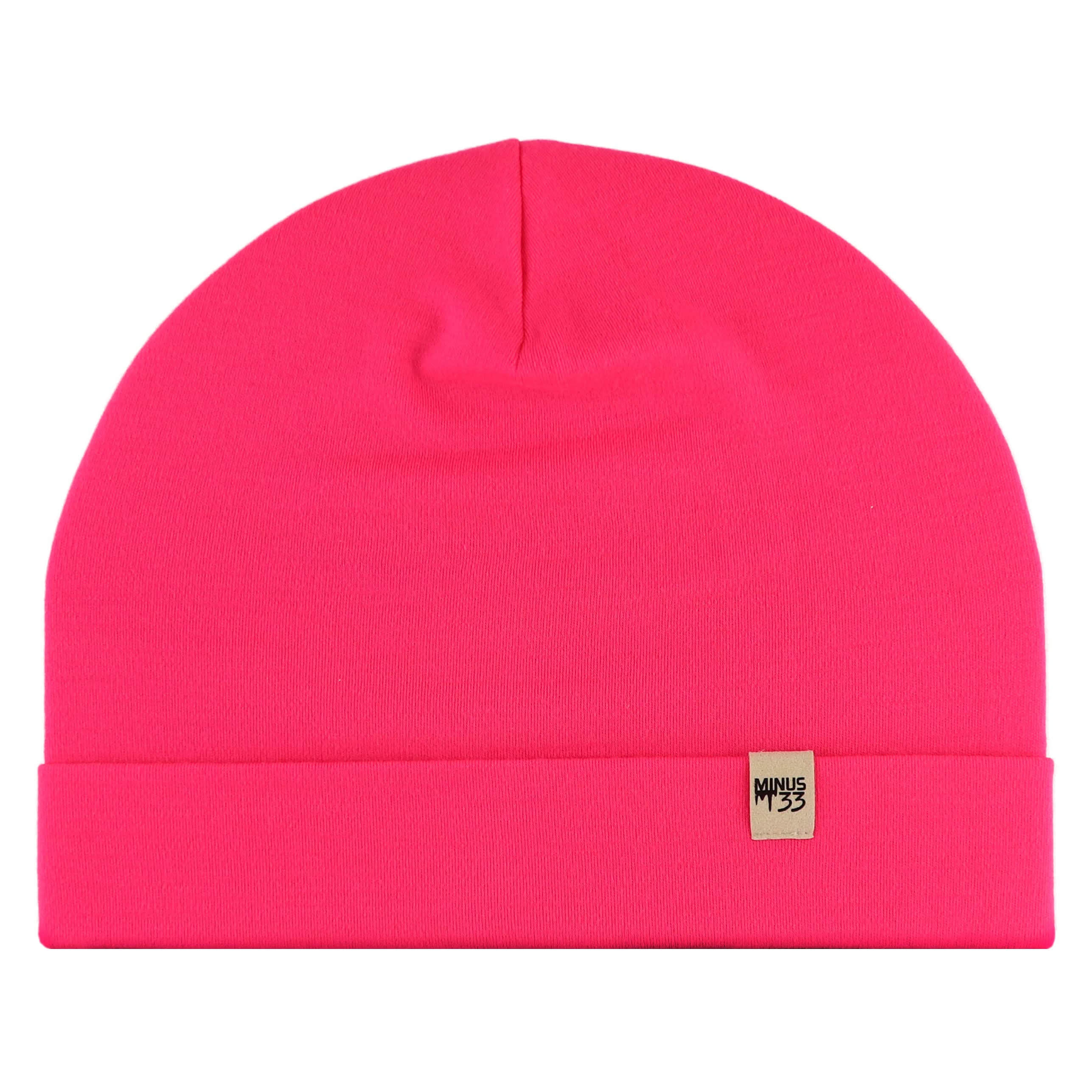 Lightweight Merino Wool Cuff Beanie - Solid Knit Hat