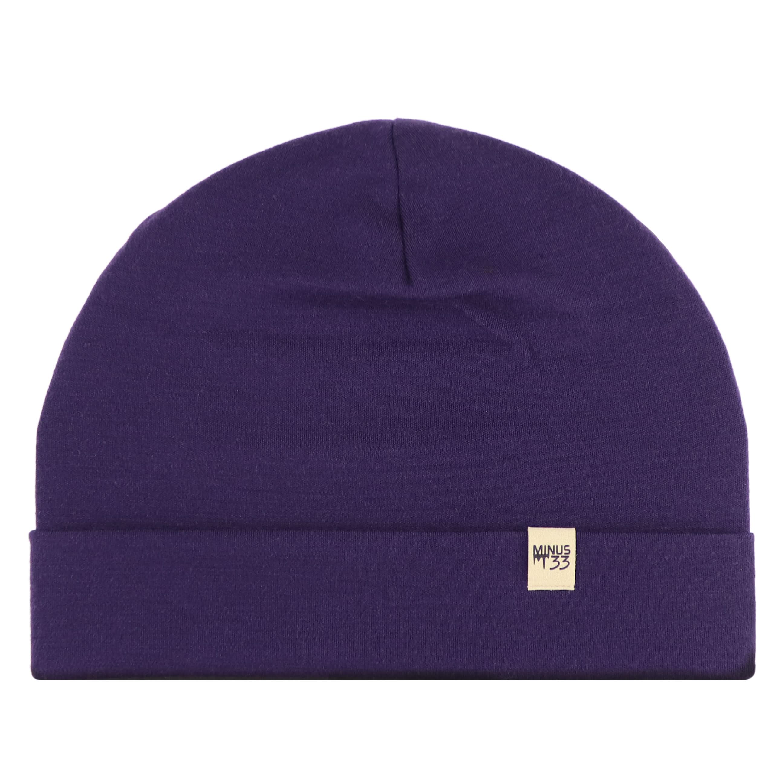 Lightweight Merino Wool Cuff Beanie - Solid Knit Hat