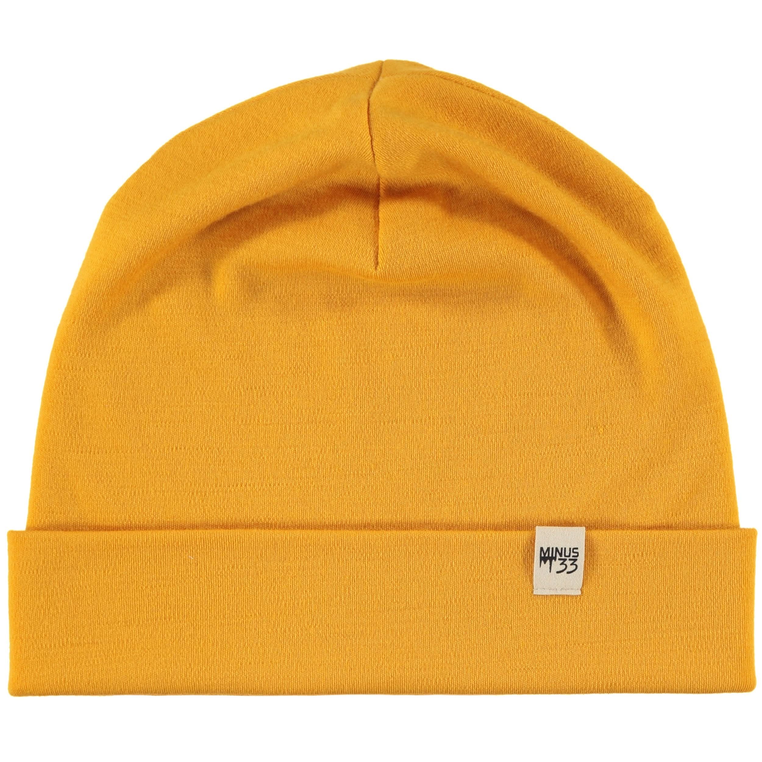 Lightweight Merino Wool Cuff Beanie - Solid Knit Hat