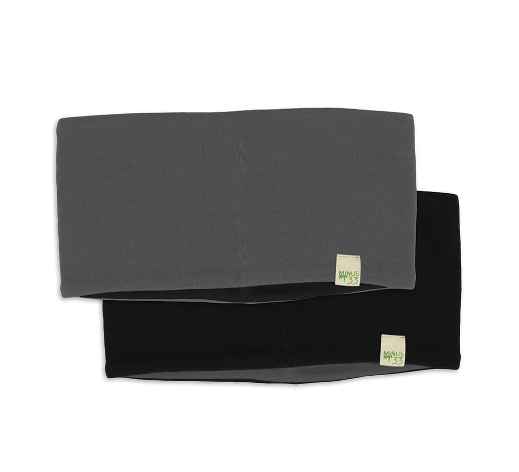 Midweight Reversible Merino Wool Headband for Winter Sports