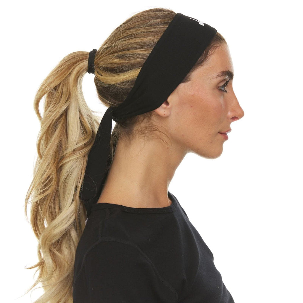 Merino Wool Tie Headband - Microweight Moisture-Wicking Sweatband