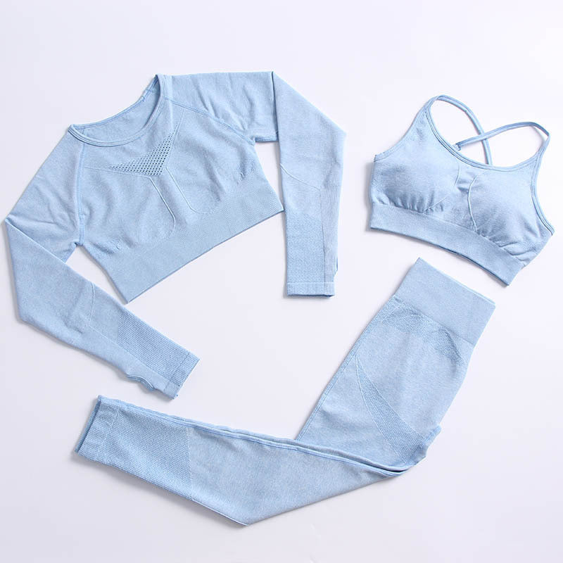 Women High Waist Seamless Yoga Leggings Sculpting Workout Pants - Image 17