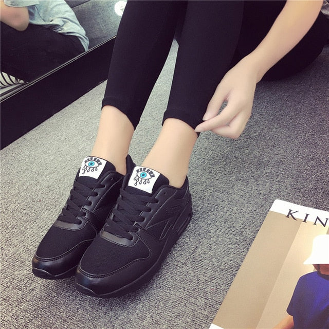 Women's Breathable Mesh Sporty Athletic Walking Shoes - Image 6