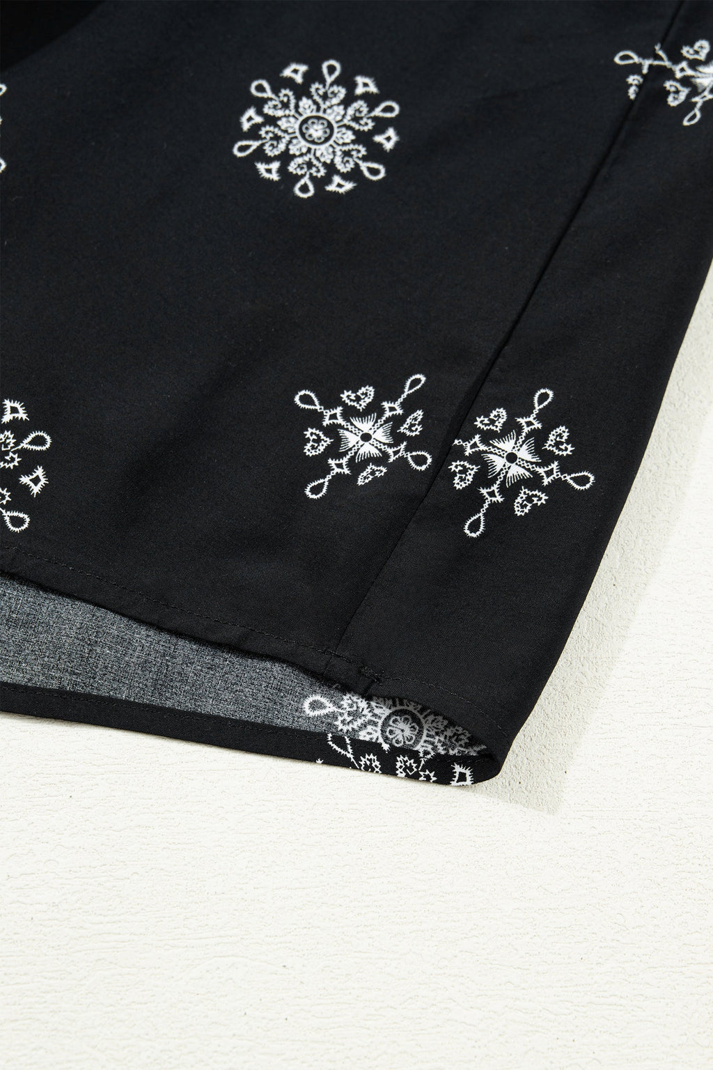 Yellow Boho Floral V-Neck Short Sleeve Top | Viscose