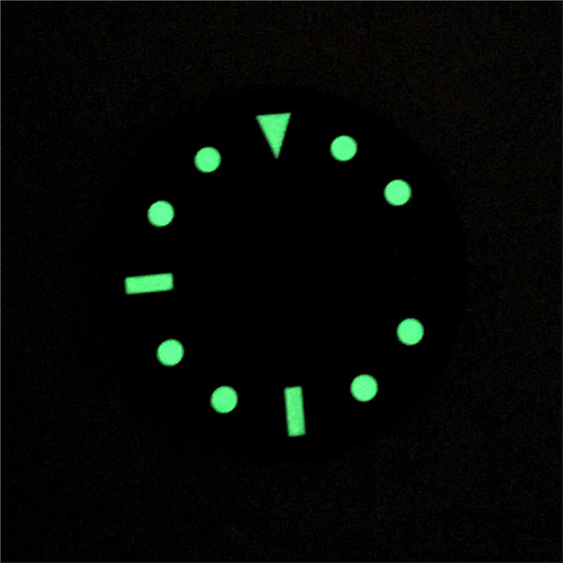 Modified Watch Dial With Luminous Numerals